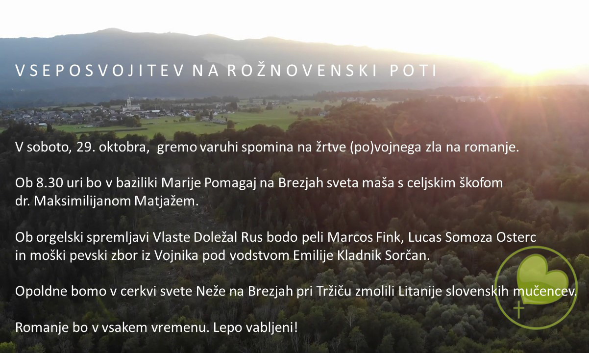 2022 10 29 Vabilo na Rožnovensko pot